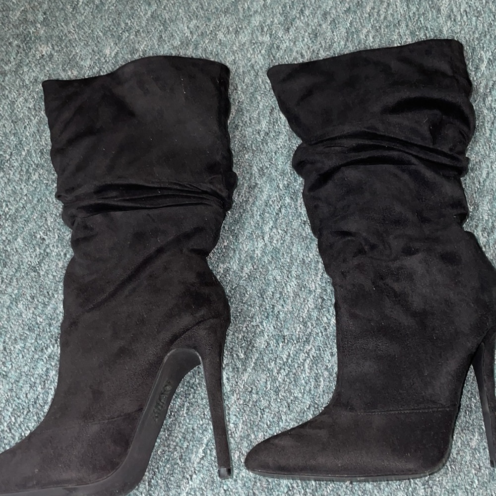 Fashion Nova Size 9 Stilletto Boots Memory Foam